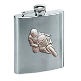 Review Sterling & Classic  / Superbike 8oz Stainless Steel Hip Flask