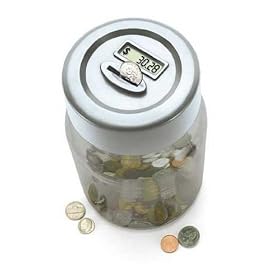Coin Counting Money Jar