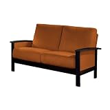 Review Homelegance  / Milano Rust & Black Loveseat