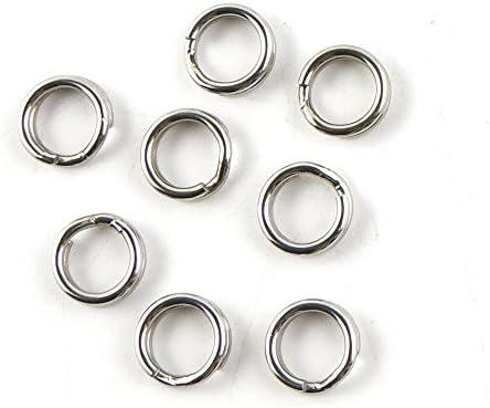 Fishing Swivel Sea Terminal Tackle Clip Connector Solid Coastlock Bulk Lots 09704 Split Ring 7.2MM