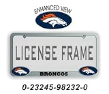 Broncos License Plate Frame