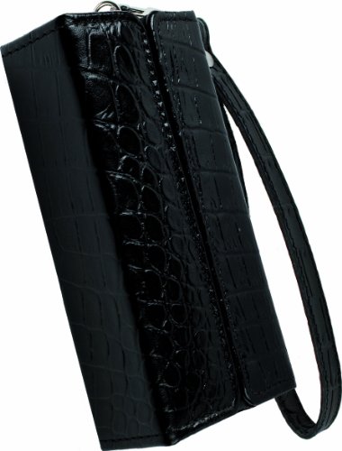 Krusell Divine Universal Handytasche, Gr&ouml;&szlig;e M, croco/schwarz Preisvergleich