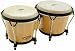 Latin Percussion CP221-AW CP Traditional Bongos, Natural Finish