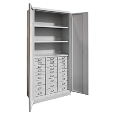 ADB Schubladenschrank SLS;27 Schubladen;3 B�den;RAL703