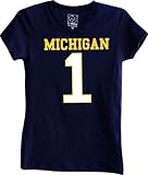 Michigan Wolverines Women's Johnnie Jersey Short Sleeve Tee