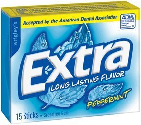 Extra Sugar Free Gum Peppermint - 10x15 Stk [Misc.]