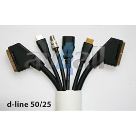 CABLE TRUNKING 50MM X 25MM 1.5M (MAGNOLIA)