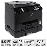 Epson WorkForce Pro WP-4540 Wireless All-in-One Color Inkjet Printer, Copier, Scanner, Fax (C11CB33201)