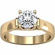 14K Yellow Gold Diamond Solitaire Engagement Ring - 0.50 Ct.