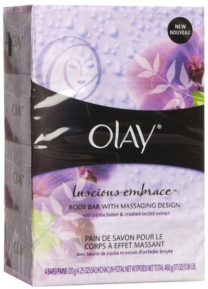  Olay Bath Bar, Luscious Embrace, 4 ct, 4.25 oz bars (Quantity of 5) 