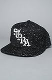 Supra The Paint Spackle Snap Back Hat in Black,Hats for Men
