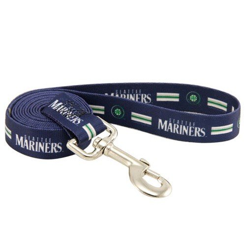 Seattle Mariners 6' Navy Blue Dog Leash (Large)