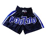 MUAY THAI BOXING KICK BOXING SHORTS BLUE, X-LARGE