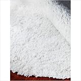 Safavieh Shaggy Rug Hand-woven White (4' Round)