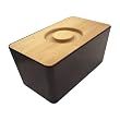 Joseph Joseph BRBBL011CB Bo�te � Pain en M�lamine avec Planche � Pain Int�gr�e dans le Couvercle Noir
