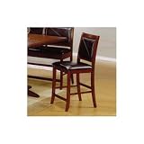 Inglewood Counter Height Bar Stool in Dark Brown [Set of 2]