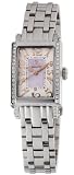 Gevril Avenue of Americas Super Mini Steel & Diamond Womens Luxury Watch Date 8248REB