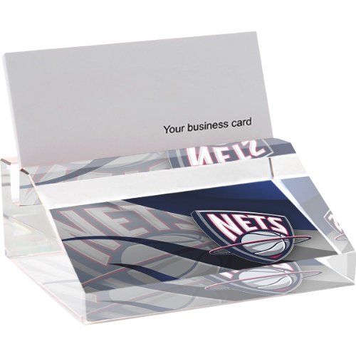NBA New Jersey Nets Pennant Design Team Business Card Holder