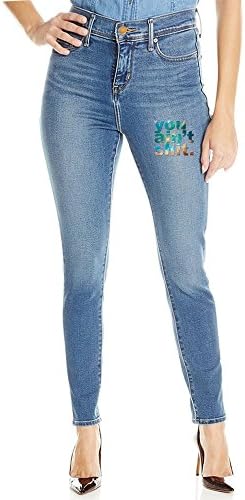 Womens Skinny Jeans Denim Trousers You Ain't Shit M