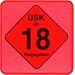 20 St�ck USK 18 Aufkleber / Sticker - Keine Jugendfreigabe gem�� � 14 JuSchG.