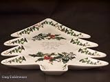 Portmeirion The Holly & The Ivy Tree Shape Dish