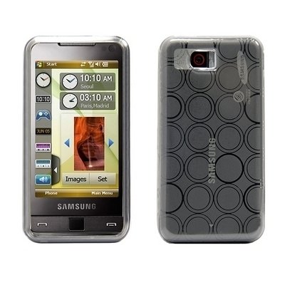Logotrans Circle Series Silikon H&uuml;lle f&uuml;r Samsung Omnia i900 wei&szlig;