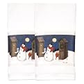 Holiday Outhouse 2pc Hand Towel Set
