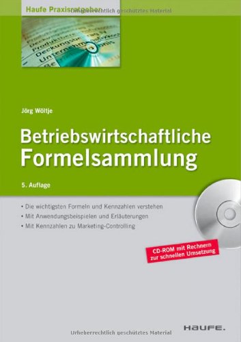 Produkt-Bild: Betriebswirtschaftliche Formelsammlung