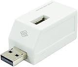 PLANEX iPhone5対応USB2.0/1.1 3ポートコネクタ一体型USBハブ(バスパワー・ホワイト) PL-UH300W