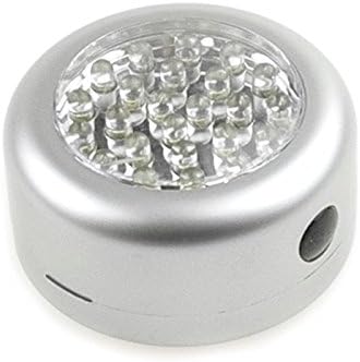 ECAREE 24 LED Work Light, Super Bright White Light, Pocket Light, with Magnet &amp; Hanging Hook, Pack of 1 Silver