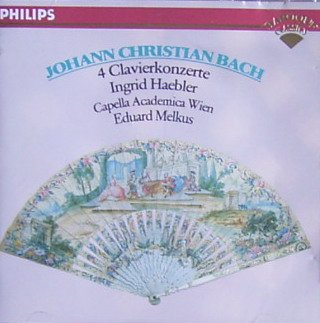 Produkt-Bild: J. C. Bach: 4 Clavierkonzerte - op. 13 Nos. 1 & 2, op. 7 Nos. 5 & 6