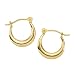 14K Yellow Gold Children's Polished Hoop Earrings