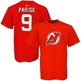 Reebok New Jersey Devils #9 Zach Parise Red Net Player T-shirt
