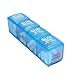 GMS® Four-a-day, Weekly, One Day At a Time, Medication Organizer -Large (Slant Blue Tray with Curved Bottom Blue Daily Columns)