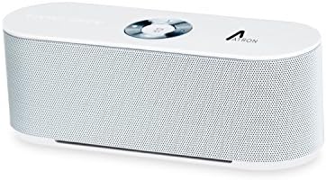 Atron Bluetooth Portable Speaker Wireless Bass Stereo Pc Tablet Rechargeable (WHITE)