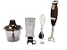 Nesco HB-17 Professional Grip 'n Go Immersion Handheld Blender with Attachments 