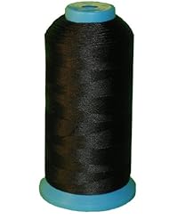 Art and Craft Supply: Black Bonded Nylon Sewing Thread 1500 Yard Size T70 #69 for the Upholstery, Outdoor Market, Drapery, Beading, Luggage, Purses - item4ever