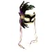 Mardi Gras Feather Couples Mask Adult