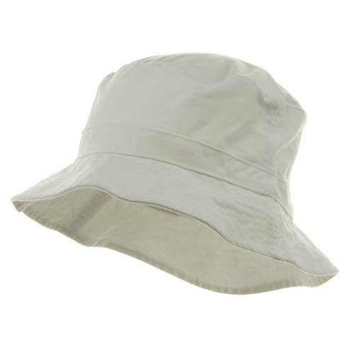 Polo Cotton Bucket Hat - White W12S45E