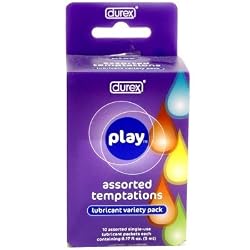 Durex Play Assorted Temptations Lubricant Variety Pack: 10 Count