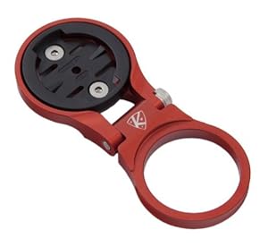 K-EDGE Computer Mountain Bike/Stem Mount for Garmin (Adjustable Red)