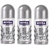 Nivea For Men Silver Protect Antipersperant Deodorant 50ml x 3
