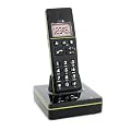 Doro PhoneEasy 336w schnurloses Dect-Telefon mit gro�en hintergrundbeleuchtetem Display, schwarz