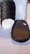 Aroma Home Black and Grey Slippers