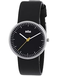 Braun Womens BN0021BKBKL Classic Analog Display Quartz Black Watch