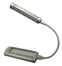 Ritelite LPL792XLB 5-LED Computer and Book Light, Metal