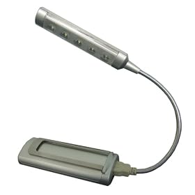 Ritelite LPL792XLB 5-LED Computer and Book Light, Metal