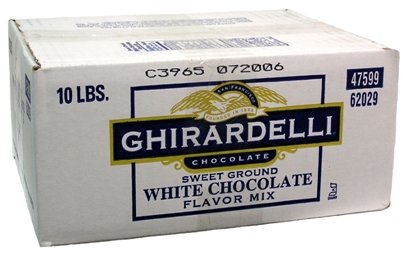 Ghirardelli White Chocolate Sweet Ground Powder 10 Lbs Ghirardelli White Chocolate Sweet Ground Powder 10 Lbs