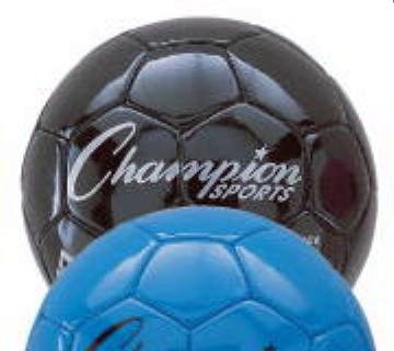 Buy Soccerball, Size 5 BLACK, Composite Cover, New by Champion Sports