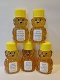 Celebration Gift Set of Five 2 Oz. Honey Bears with Sweet Messages - We can customize any message you like!